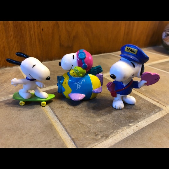 Peanuts Other - Snoopy Vintage PVC figures lot A